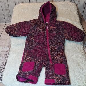 Columbia Infant Hooded Snowsuit Size 6-12 Months